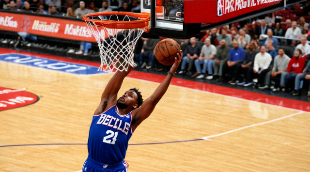 NBA篮球比赛现场球员上篮的新闻配图